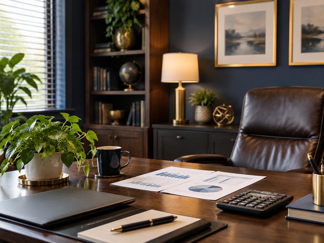 Inside The Tax Gallery office on Troost Avenue in Kansas City
